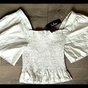 Brand new crop top Lulus